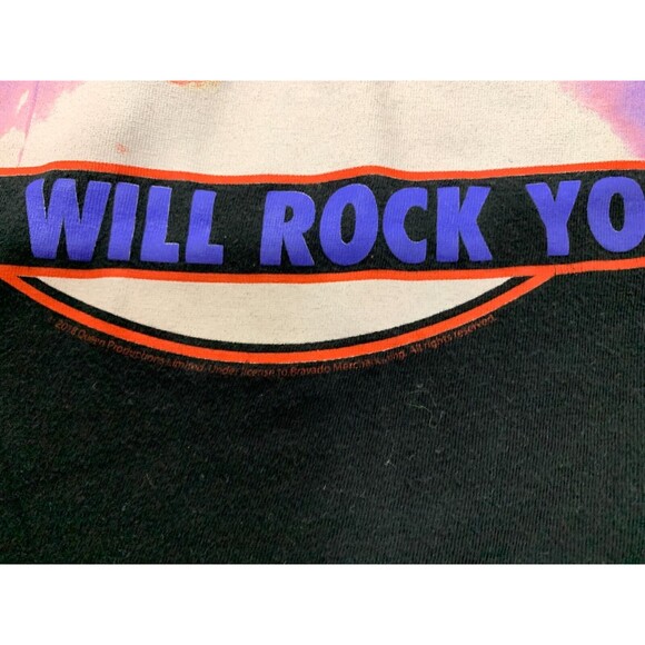 QUEEN 2018 100% Cotton Band (S) Shirt Black T-Shirt We Will Rock You Rock & Roll - Picture 3 of 7